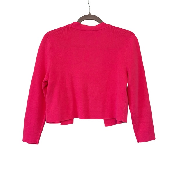 NWT, Talbots Pink Classic Dress Shrug Bolero Sweater, Sz M - Picture 11 of 14